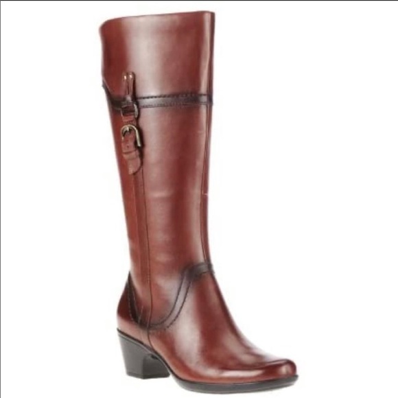 clarks extra wide calf boots